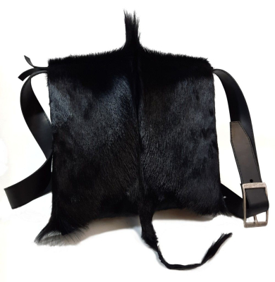 Springbocktasche Postbag Schwarz