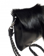 Schwarze Springbocktasche Lily