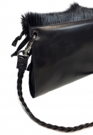 Schwarze Springbocktasche Lily