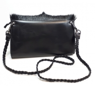 Schwarze Springbocktasche Lily